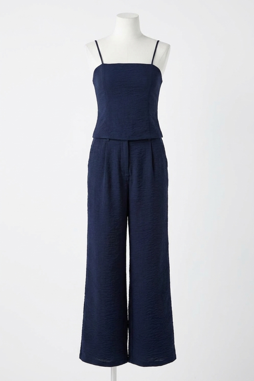 NEW BISHOP + YOUNG illuminae sorrento corset top in marine